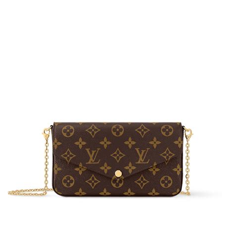 lv flower pochette|Félicie Pochette LV Monogram Chain Bag .